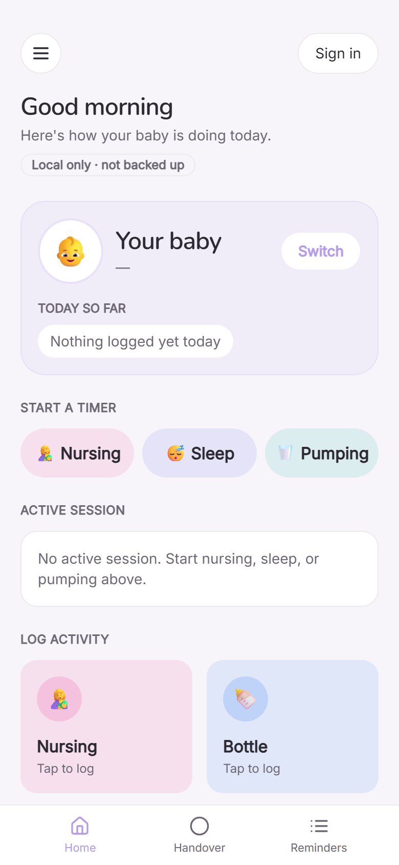 Start timers where you need them